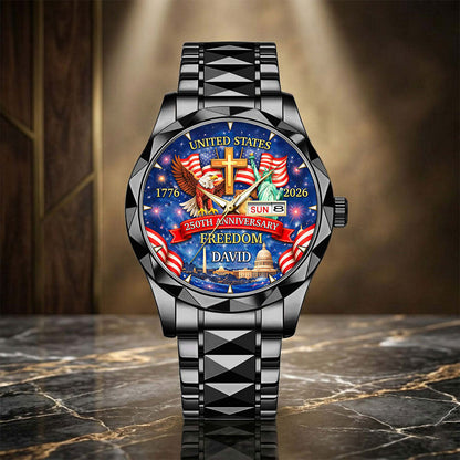 Personalized United State 250th Anniversary Alloy Luxury Quartz Watch UKHA6100402