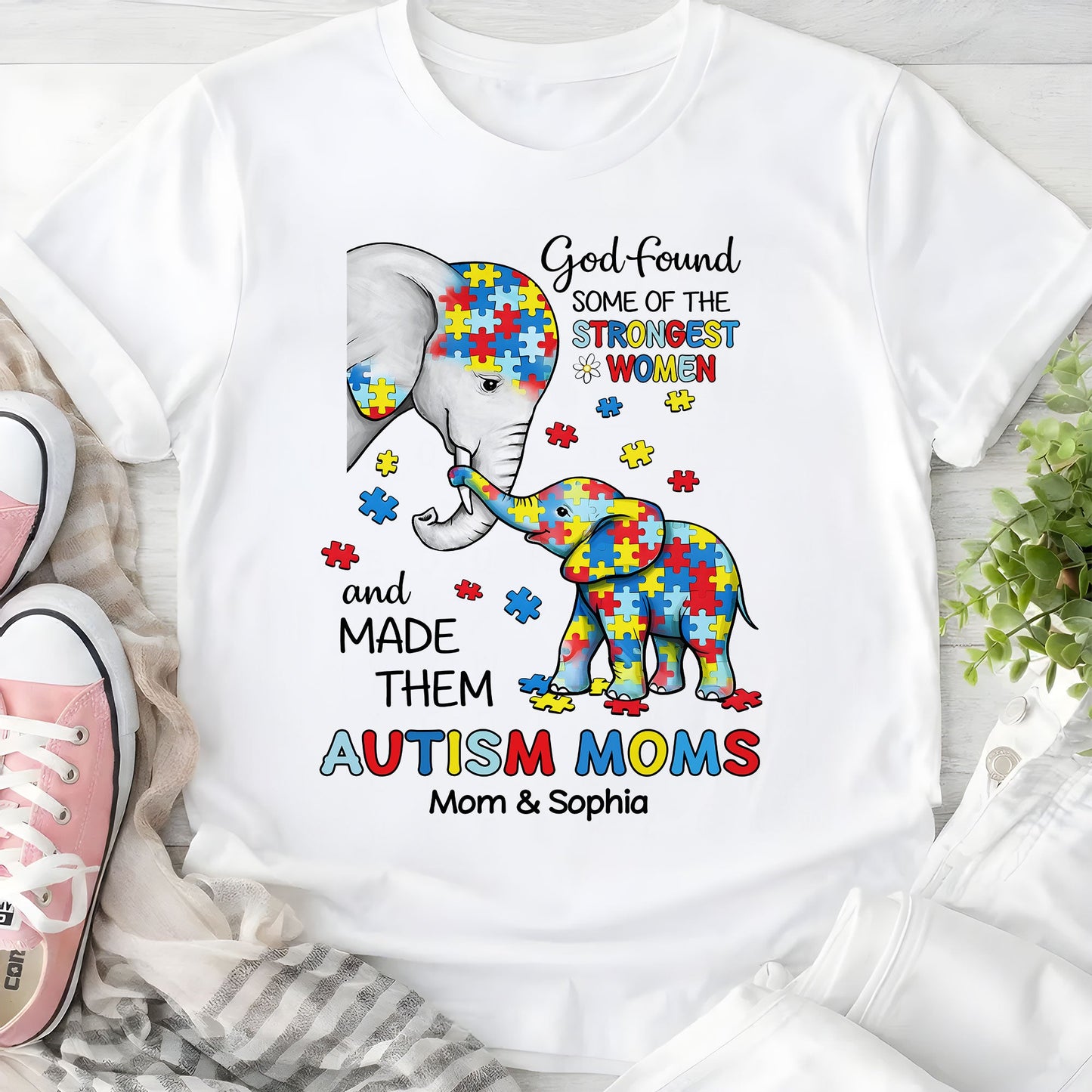 Custom Autism Elephant Shirt THUU6250304