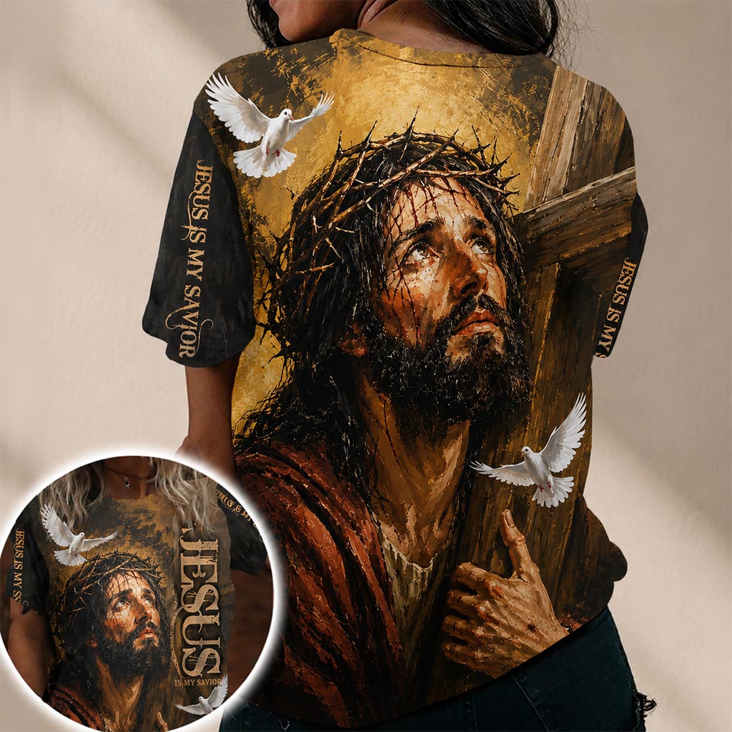 Jesus Is My Savior Christain 3D All Over Printed Clothes UKHA6290501