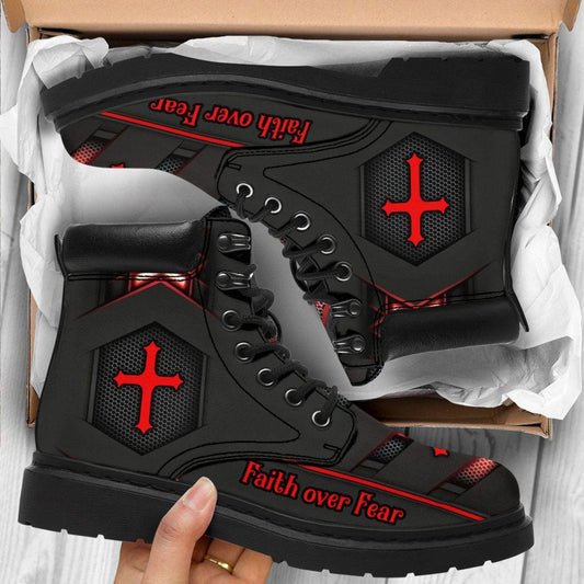 Jesus Faith Over Fear Boots UKHA3260401