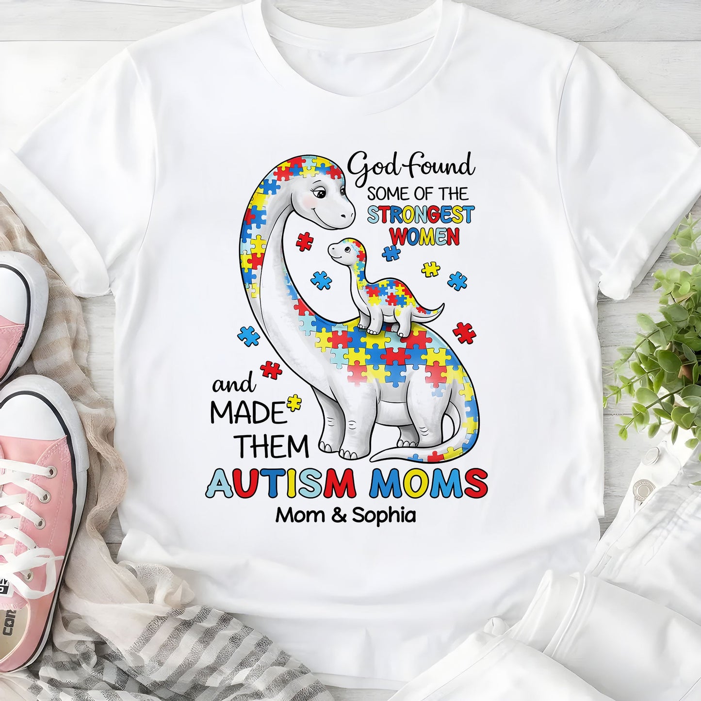 Custom Autism Dinosaur Shirt THUU6250303