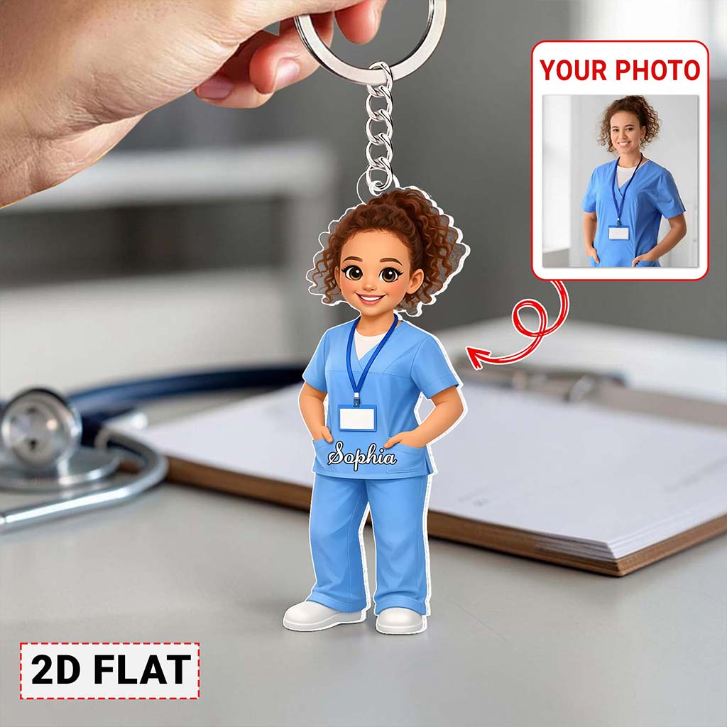Custom Nurse  Keychain UKUU6280202