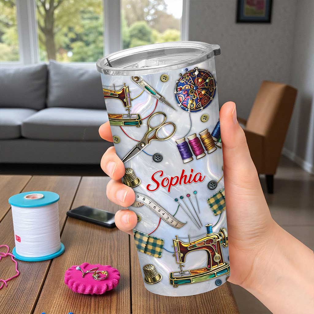Custom Sewing Faux Stained Glass 20OZ Tumbler THUU6190104