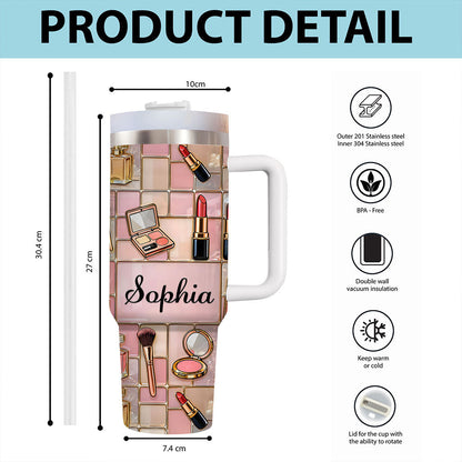 Personalized Make Up 40 Oz Tumbler THUU6200102