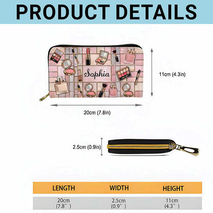 Personalized Make Up Leather Handbag UKUU6310101