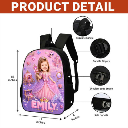 Personalized Photo Kid Back To School, Backpack For Kids UKUU6290604