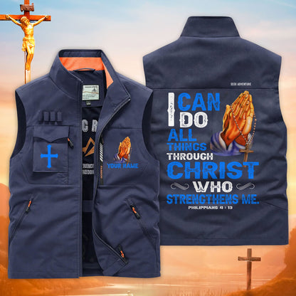 Custom Jesus Multi-Pocket Vest UKTD6250304