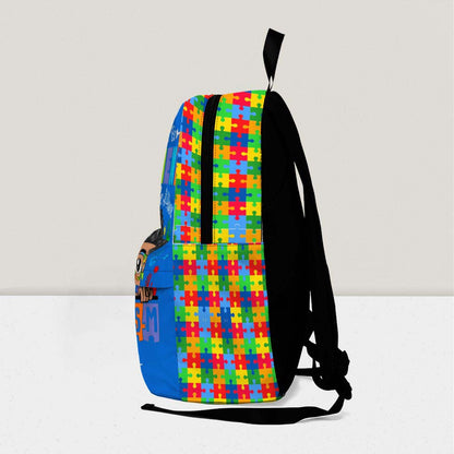 Personalized Backpack for Kids with Autism - Back To School Bag for Autistic Child QFHM4040703-DX