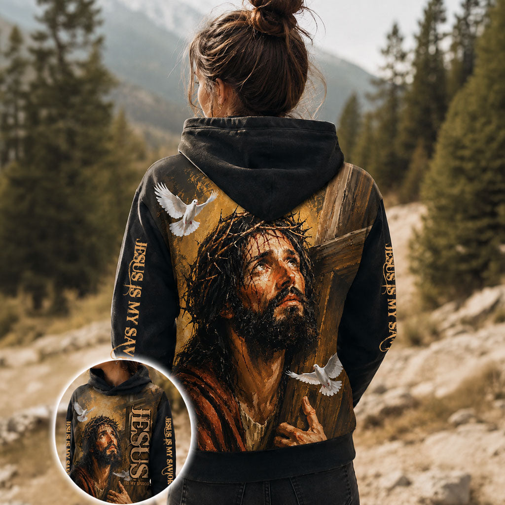 Jesus Is My Savior Christain 3D All Over Printed Clothes UKHA6290501