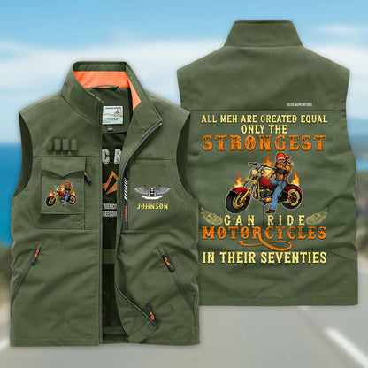 Personalized Motorcycle Multi-Pocket Vest UKND6220401