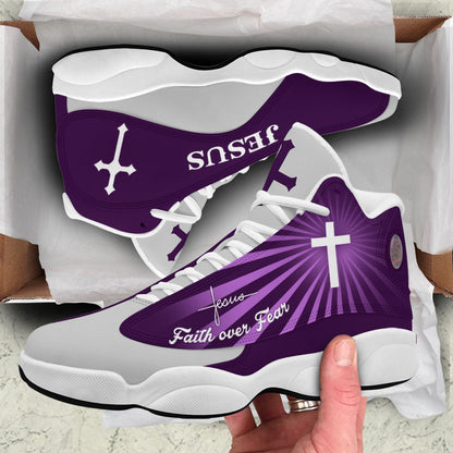 Faith Over Fear Walk By Faith Jesus Shoes UKHA3090503