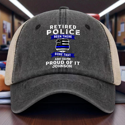 Personalized Police Baseball Cap QFHH5160605
