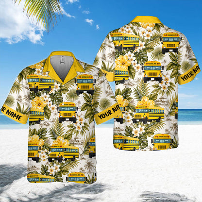 Custom School Bus Hawaii Shirt THND6080504