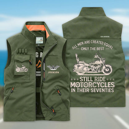 Personalized Motorcycle Multi-Pocket Vest UKND6220403