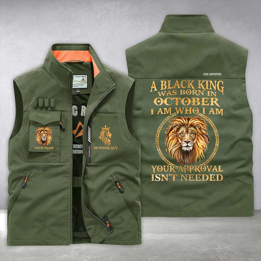 Personalized October Guy Multi-Pocket Vest UKHA6240304