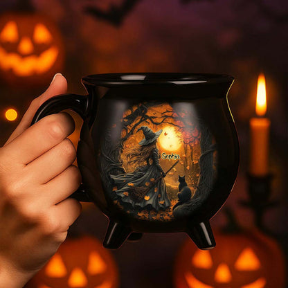 Personalized Witches Brew Cauldron Mug Halloween QFHM5250804