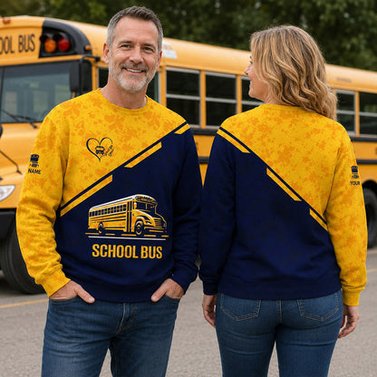Personalized  School Bus Driver 3D All Over Printed Clothes UKND6270711