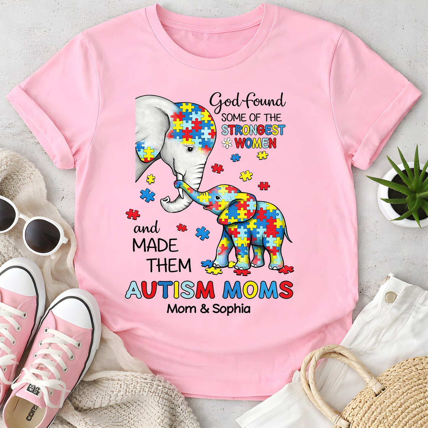 Custom Autism Elephant Shirt THUU6250304