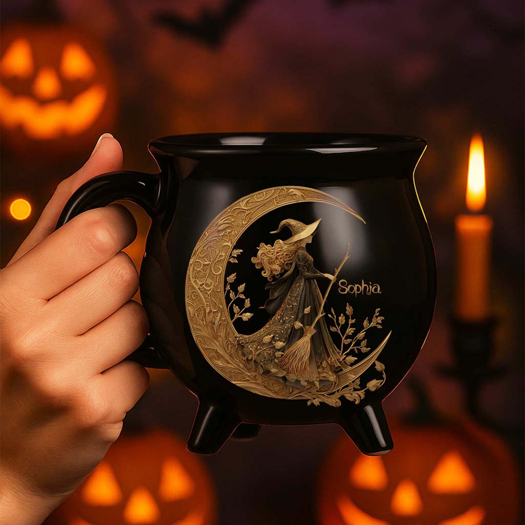 Personalized Witches Brew Cauldron Mug Halloween QFHM5280802