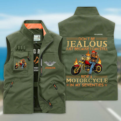 Personalized Motorcycle Multi-Pocket Vest UKND6220404
