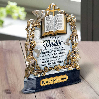 Personalized Pastor Acrylic Block UKTD5211002