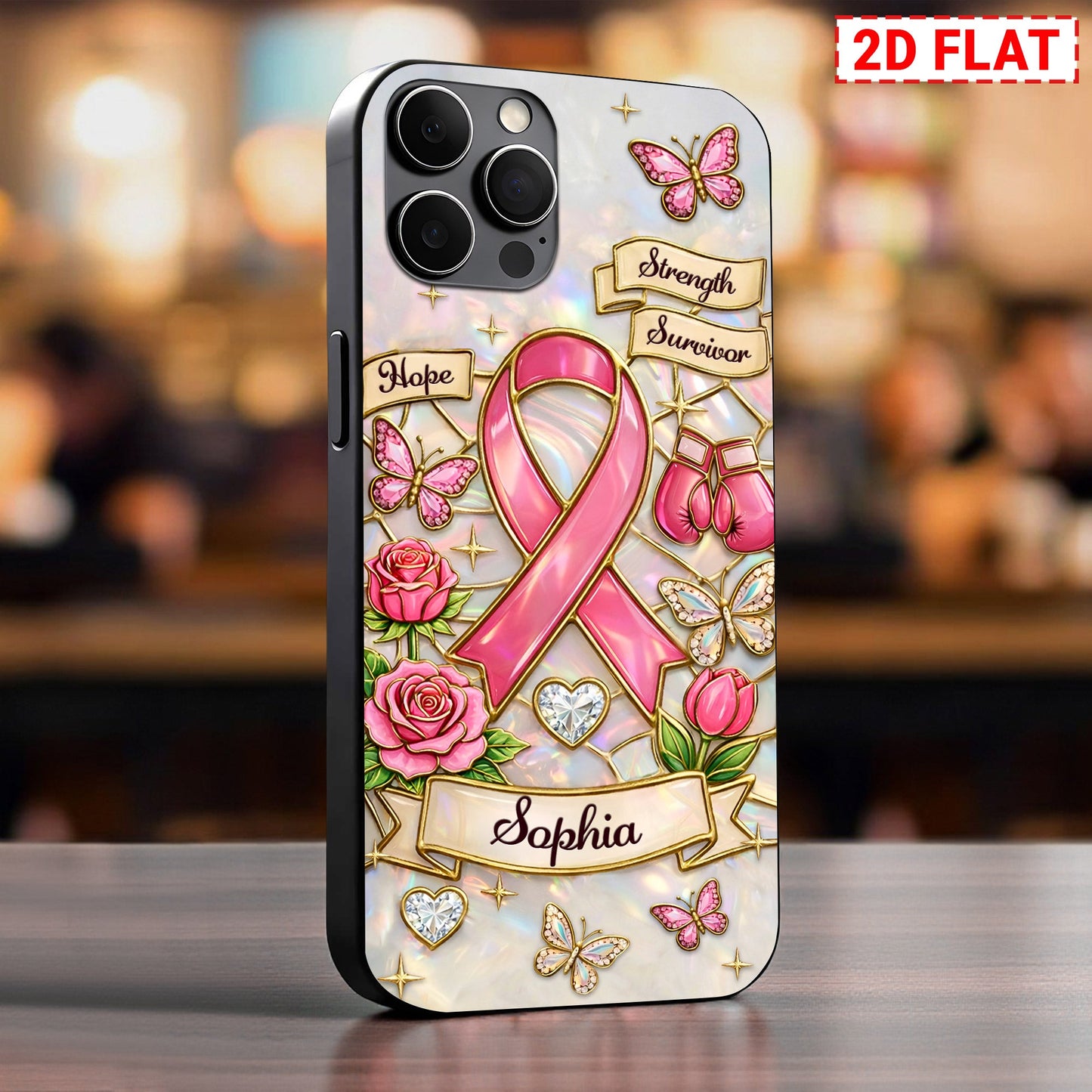 Personalized Breast Cancer Awareness Phone case UKNT6070402