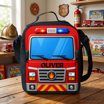 Personalized Back To School Firefighter Kids Backpack NPND6290602