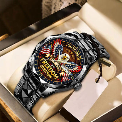 Personalized United State 250th Anniversary  Alloy Luxury Quartz Watch UKND6140301