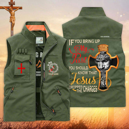 Custom Jesus Multi-Pocket Vest UKHA6200303