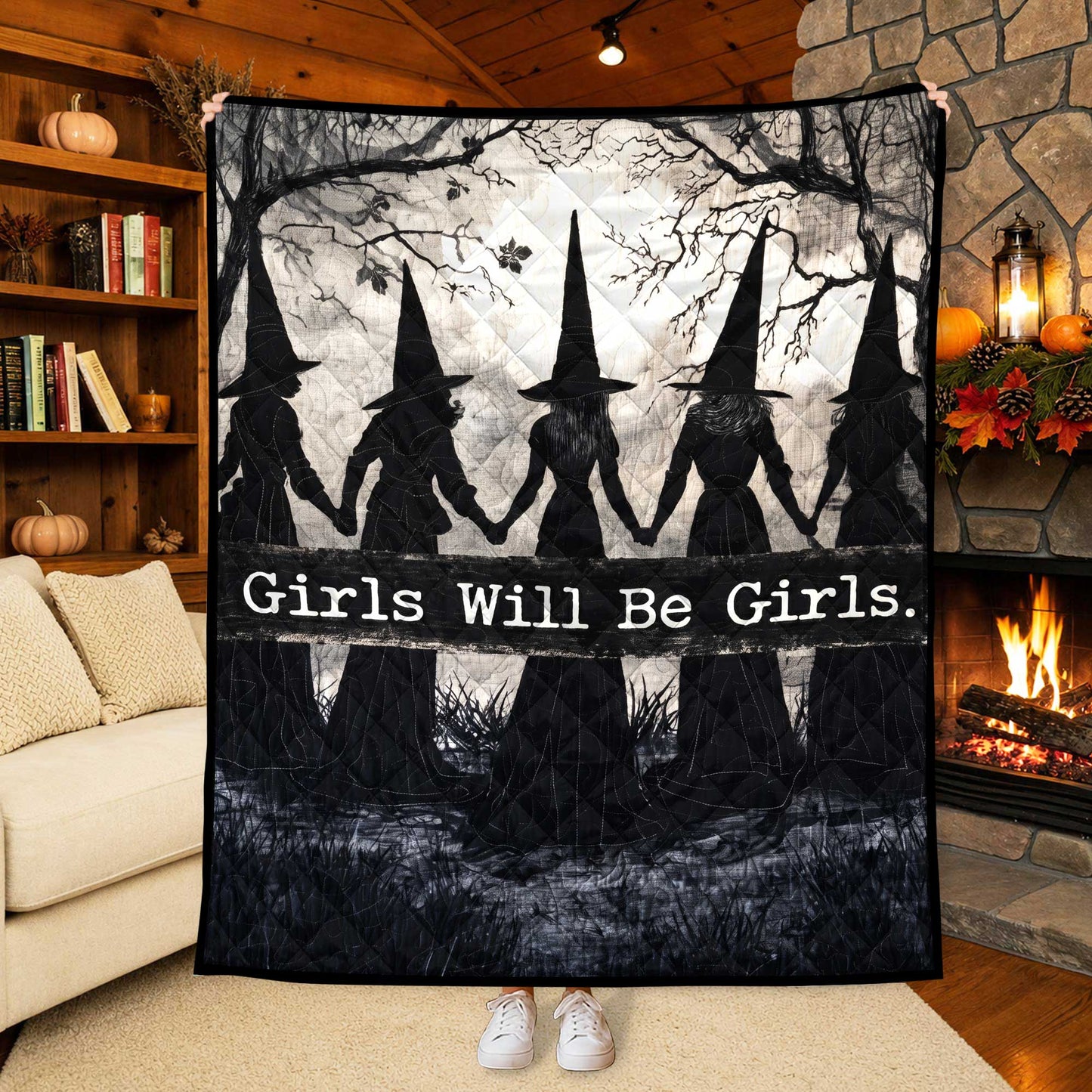 Girls will be girls Quilt Blanket NPPY6070801