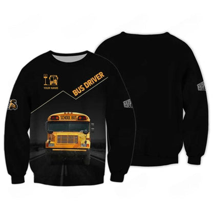 Personalized  School Bus Driver 3D All Over Printed Clothes UKND6270610