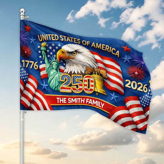 Personalized United State 250th Anniversary Flag UKHA6130401