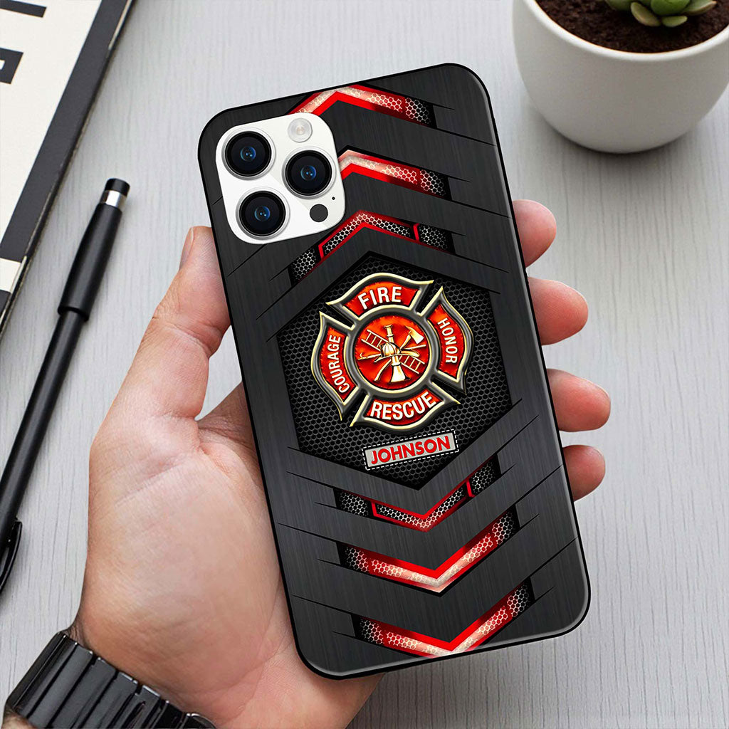 Personalized Firefighter Phone Case, Gift For Fireman, Firefighter Gifts UKHA6130102