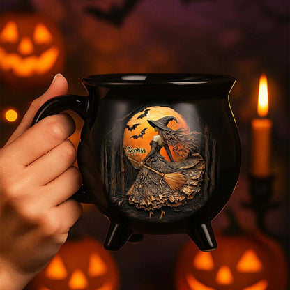 Personalized Witches Brew Cauldron Mug Halloween QFHM5260801