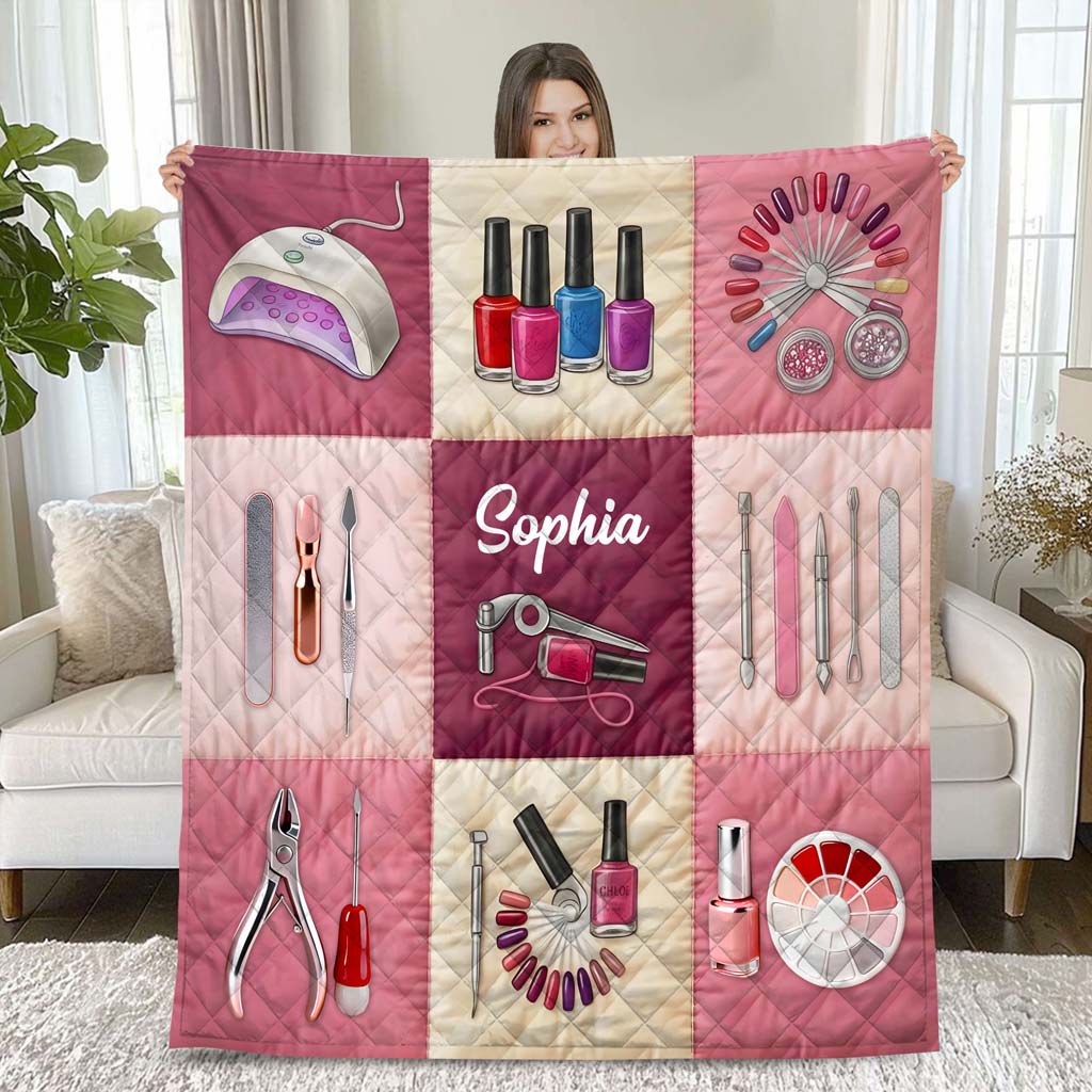 Custom Nail Quilt Blanket THTD6190104