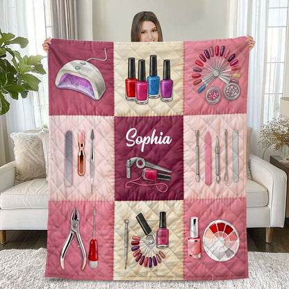 Custom Nail Quilt Blanket THTD6190104