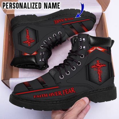 Jesus Saved My Life Faith Over Fear Jesus Boots UKHA3090602