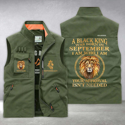 Personalized September Guy Multi-Pocket Vest UKHA6240303