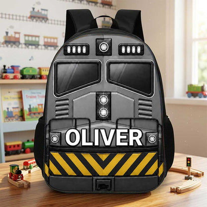 Personalized Back To School Train Kids Backpack NPND6300601