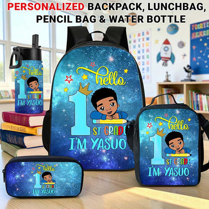 Personalized School Grade And Kid's Name Back to school backpack Gift for Kid UKUU3180701