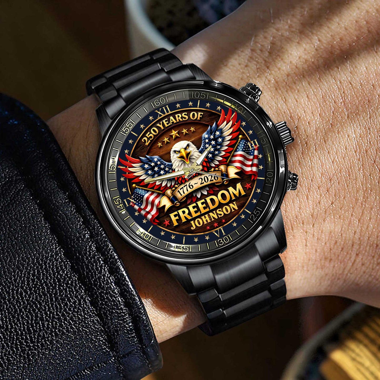 Personalized United State 250th Anniversary C146 Watch UKND6140302