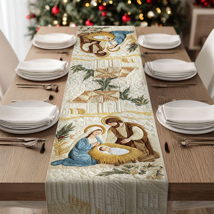 Nativity Scene Quilted Table Runner QFTO5171002