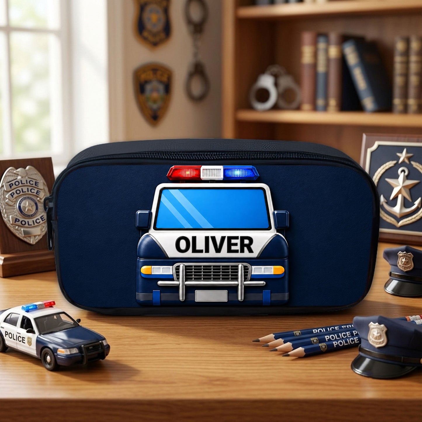 Personalized Back To School Police Kids Backpack NPND6260604