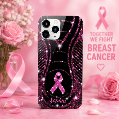 Custom Name Breast Cancer Awareness Phone Case UKHA4260303