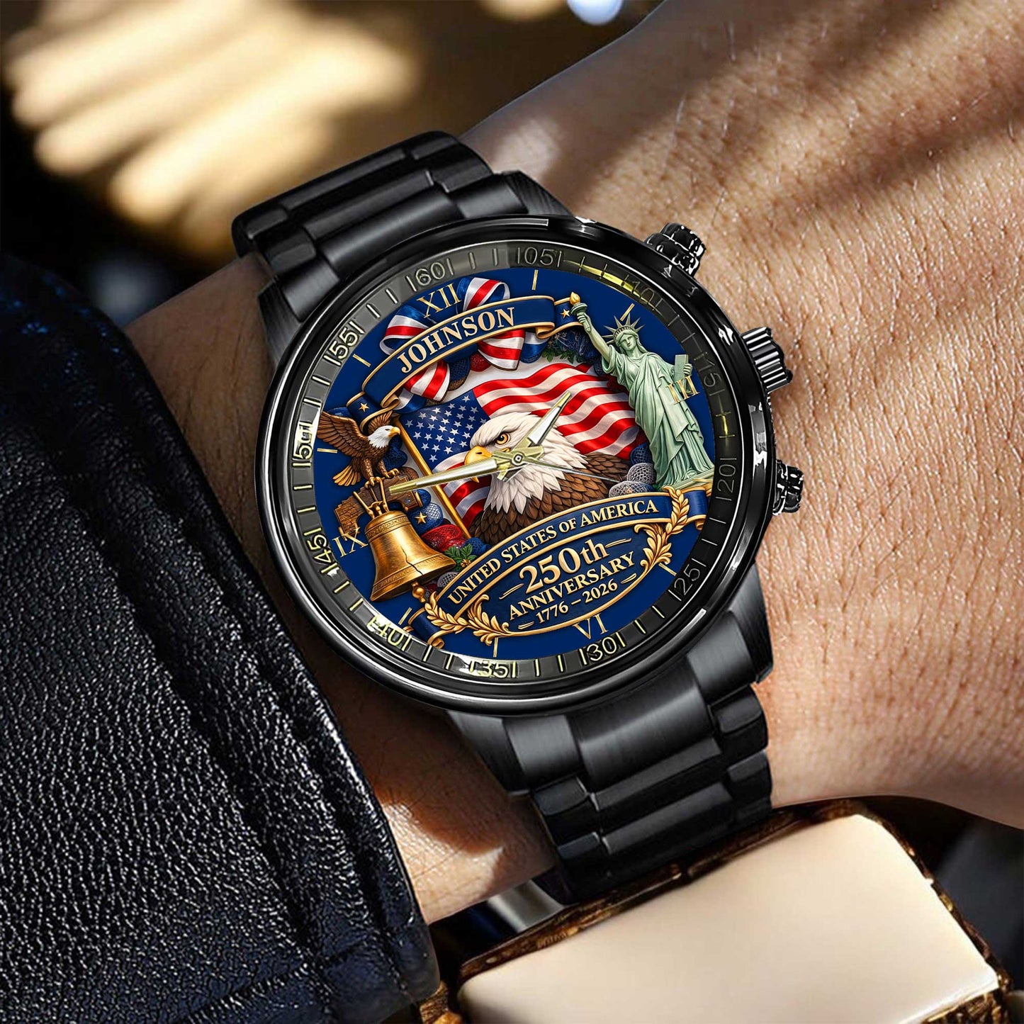 Personalized United State 250th Anniversary C146 Watch UKND6130307