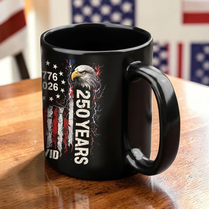 Custom 250th Black Accent Mug THND6210403