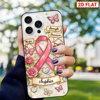 Personalized Breast Cancer Awareness Phone case UKNT6070402