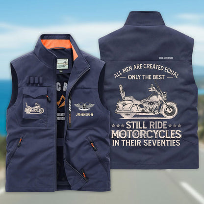 Personalized Motorcycle Multi-Pocket Vest UKND6220403