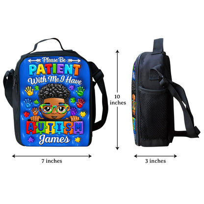 Personalized Autism Kid Backpack, Back To School Bag for Autistic Child UKND6150704