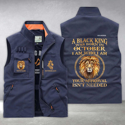 Personalized October Guy Multi-Pocket Vest UKHA6240304